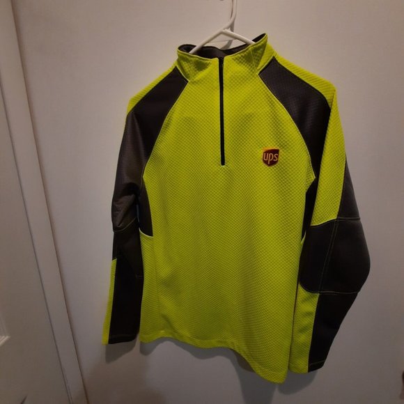 Lands' End Tops Lands End Ups Logo 4 Zip High Visibility